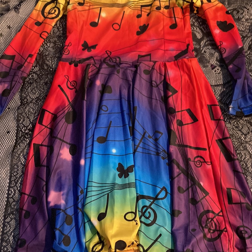 Musical Rainbow Kids Costume